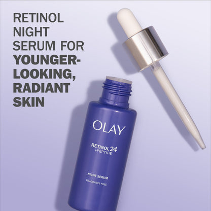 Olay Regenerist Retinol 24 Max 2X Peptides Night Smoothing Serum