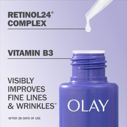 Olay Regenerist Retinol 24 Max 2X Peptides Night Smoothing Serum