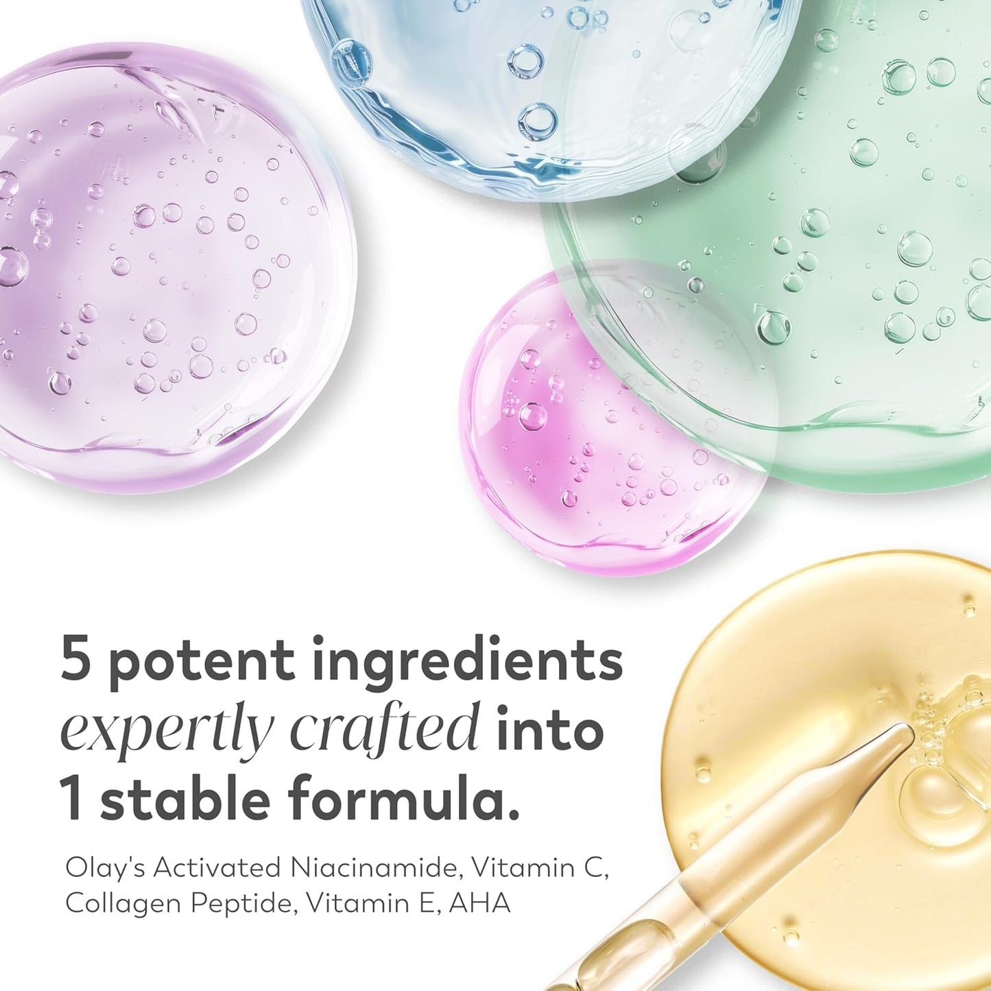 Olay Super Serum Niacinamide, Vitamin C & E, Collagen Peptide, AHA