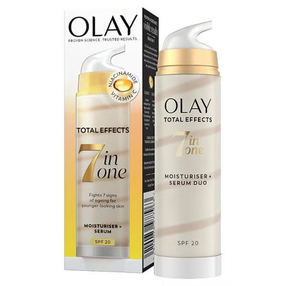 Olay Total Effects 7in1 Moisturiser + Serum Duo SPF20