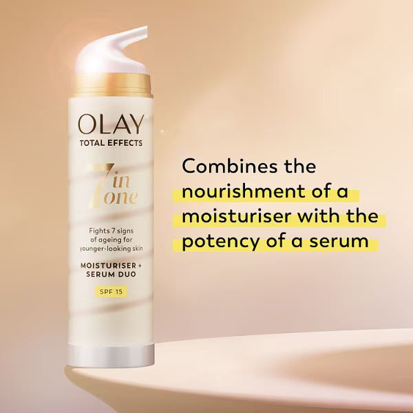 Olay Total Effects 7in1 Moisturiser + Serum Duo SPF20
