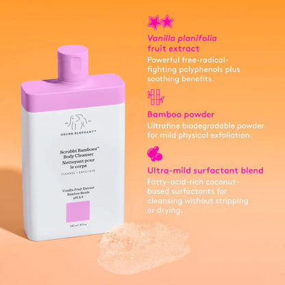 Drunk Elephant Scrubbi Bamboes Body Cleanser