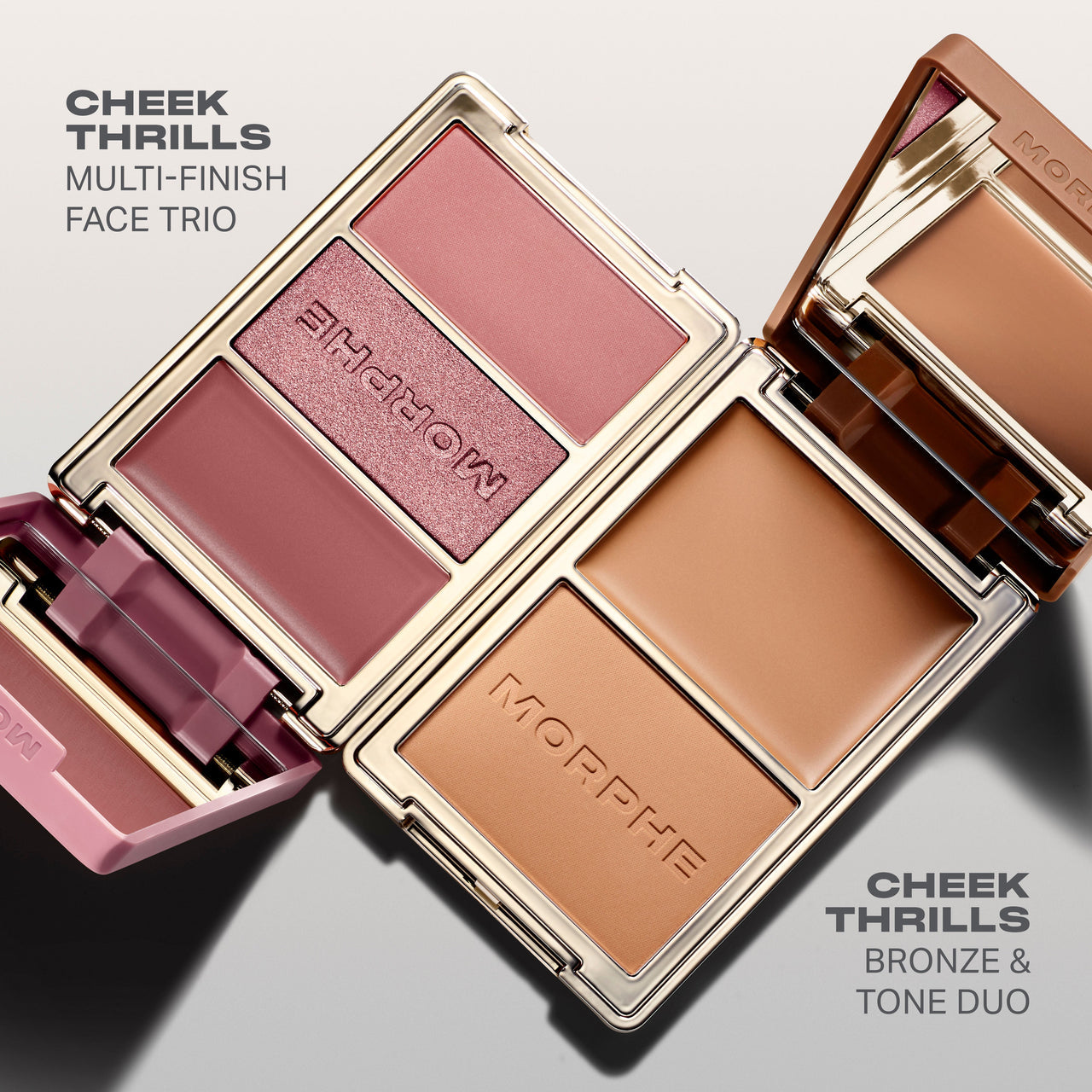Morphe Cheek Thrills Multi-Finish Face Trio