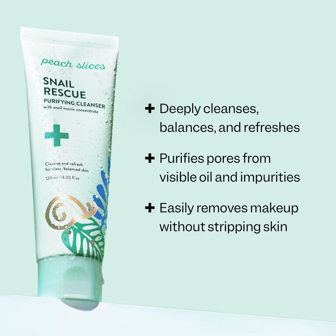 Peach & Lily Peach Slices Snail Rescue Purifying Cleanser