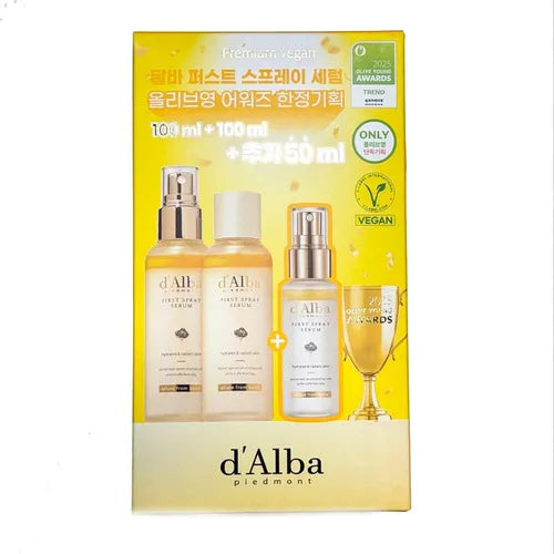 Premium Vegan d'Alba White Truffle First Spray Serum Set – The World of ...