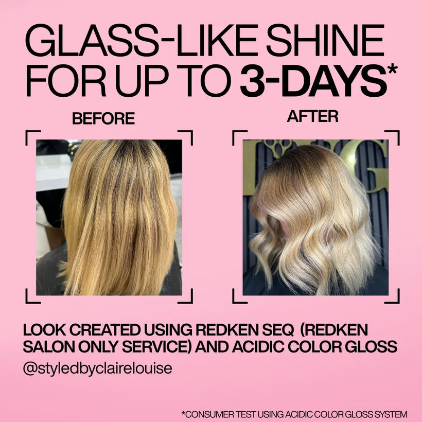 Redken Acidic Color Gloss Activated Glass Gloss Hair Treatment for Glass-Like Shine