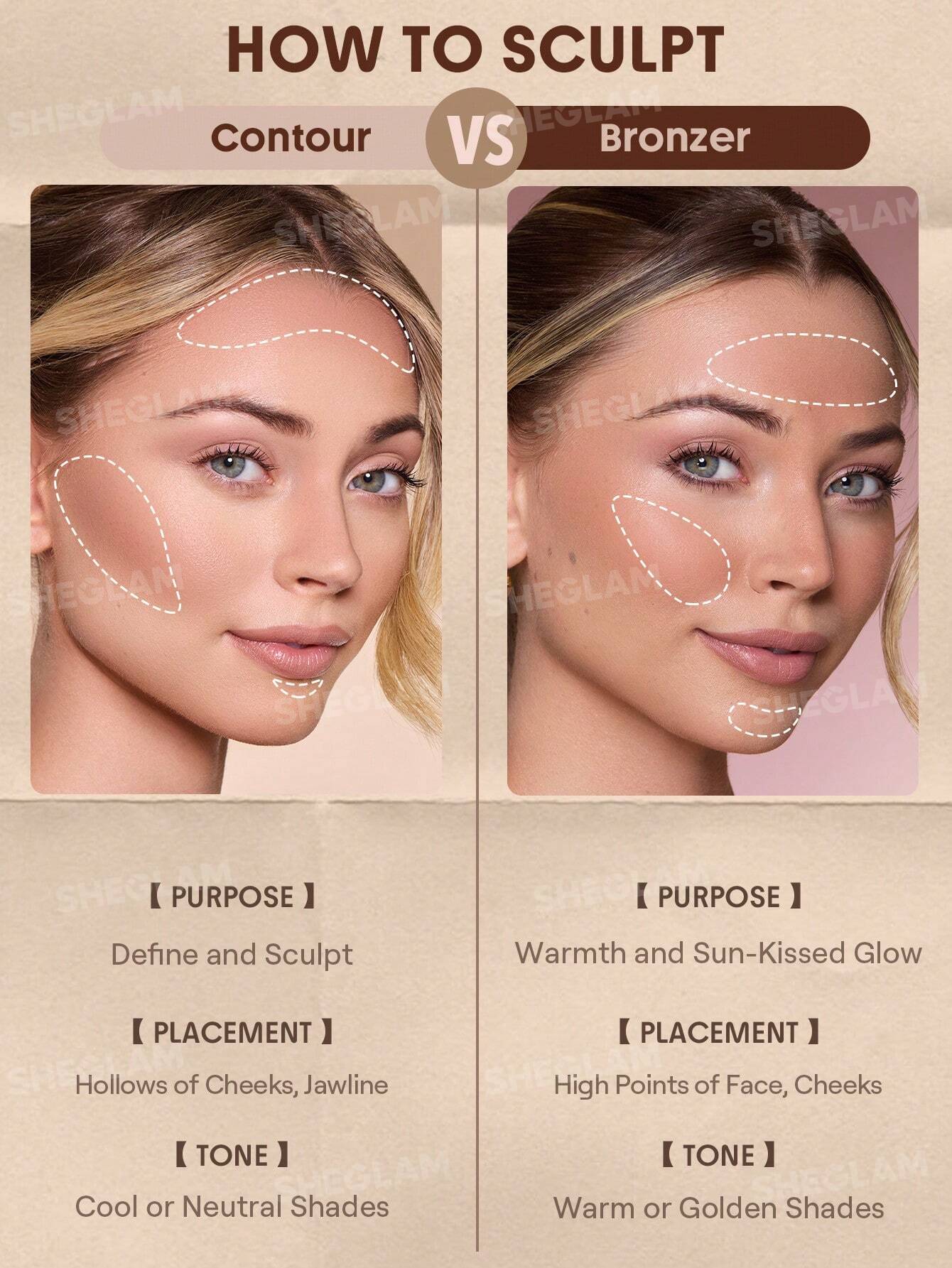 SHEGLAM Buttery Buff Contour & Bronzer Stick