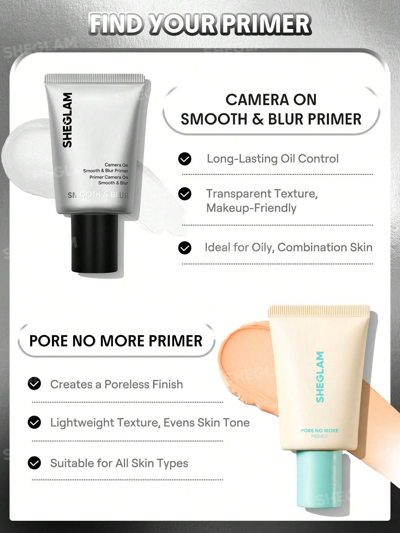 SHEGLAM Camera On Smooth & Blur Primer