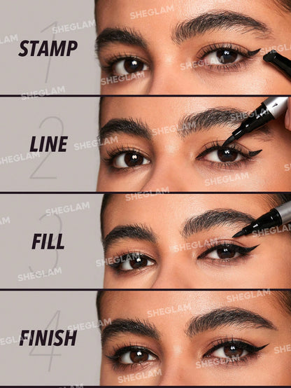 SHEGLAM Wing It Waterproof Liner Duo – Black