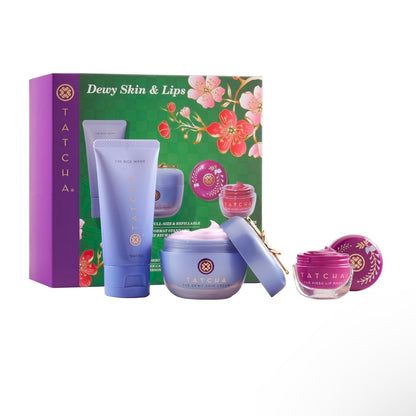 Tatcha Dewy Skin & Lips Hydrating Skincare Set