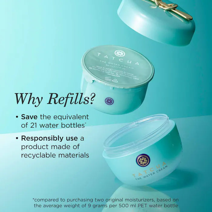 Tatcha The Water Cream – Lightweight Pore-Refining Moisturizer