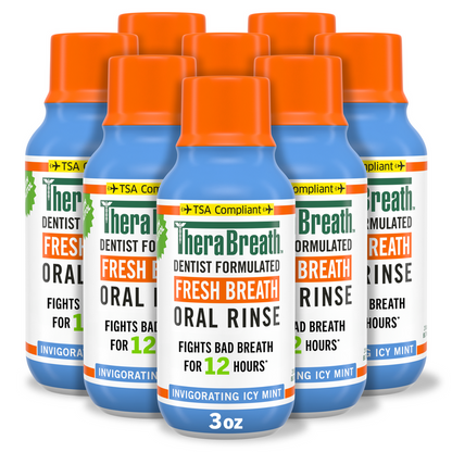 TheraBreath Fresh Breath Oral Rinse – Invigorating Icy Mint