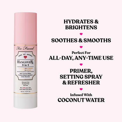 Too Faced Hangover 3-in-1 Replenishing Primer & Setting Spray
