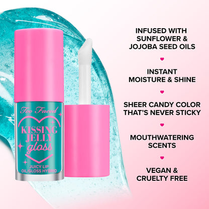 Too Faced Kissing Jelly Non-Sticky Lip Oil Gloss