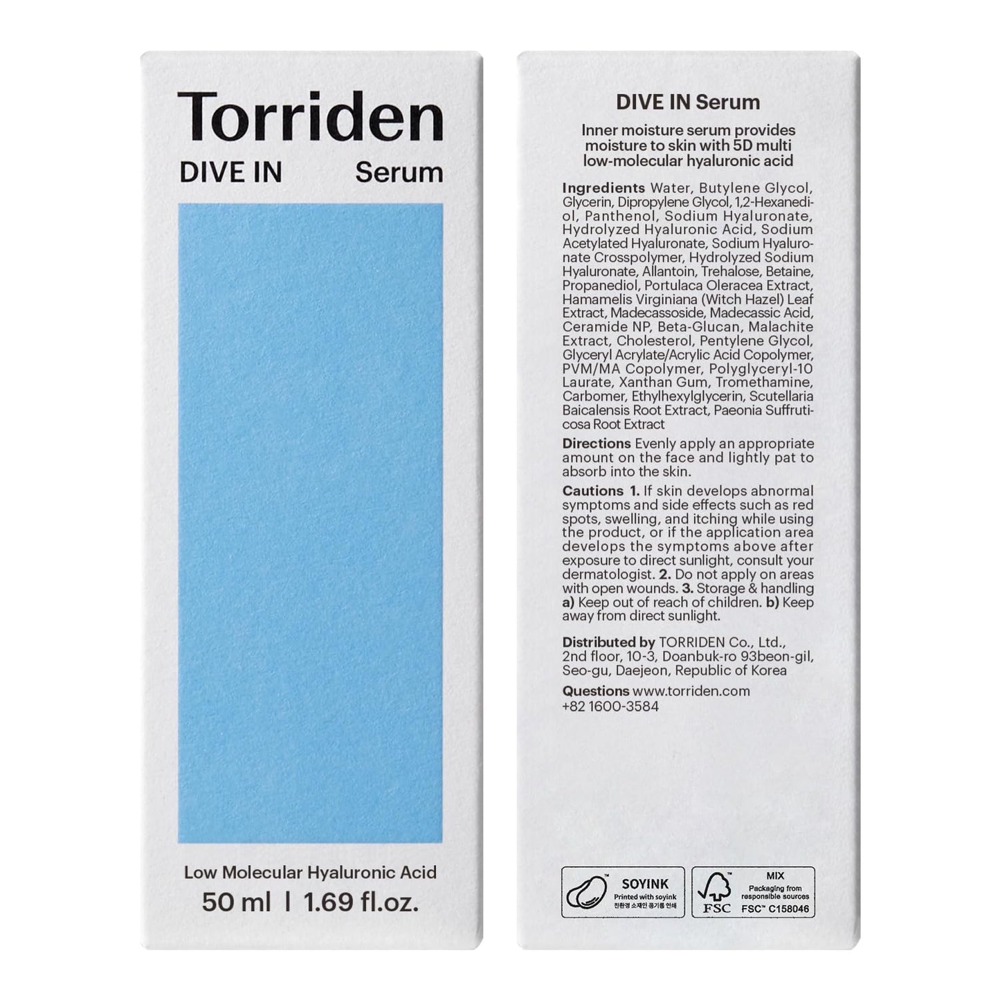 Torriden Dive-In Low Molecular Hyaluronic Acid Serum