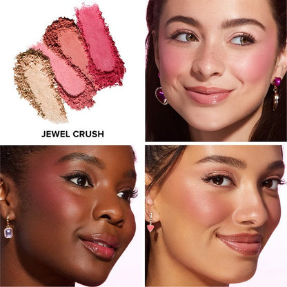 Two Faced Jewel Crush Blush & Highlighter Face Palette