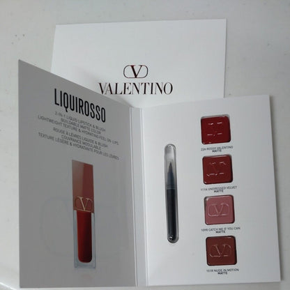 Valentino Liquirosso 2-in-1 Soft-Matte Liquid Lipstick and Blush Sample