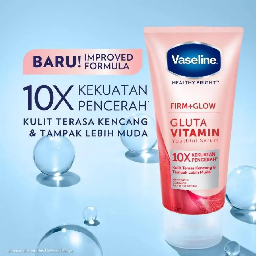 Vaseline Healthy Bright Firm + Glow Gluta Vitamin Youthful Serum