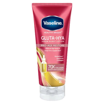 Vaseline Healthy Bright Gluta-Hya Serum Burst Lotion Pro-Age Restore