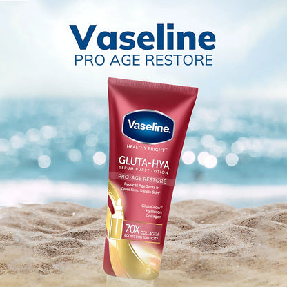 Vaseline Healthy Bright Gluta-Hya Serum Burst Lotion Pro-Age Restore