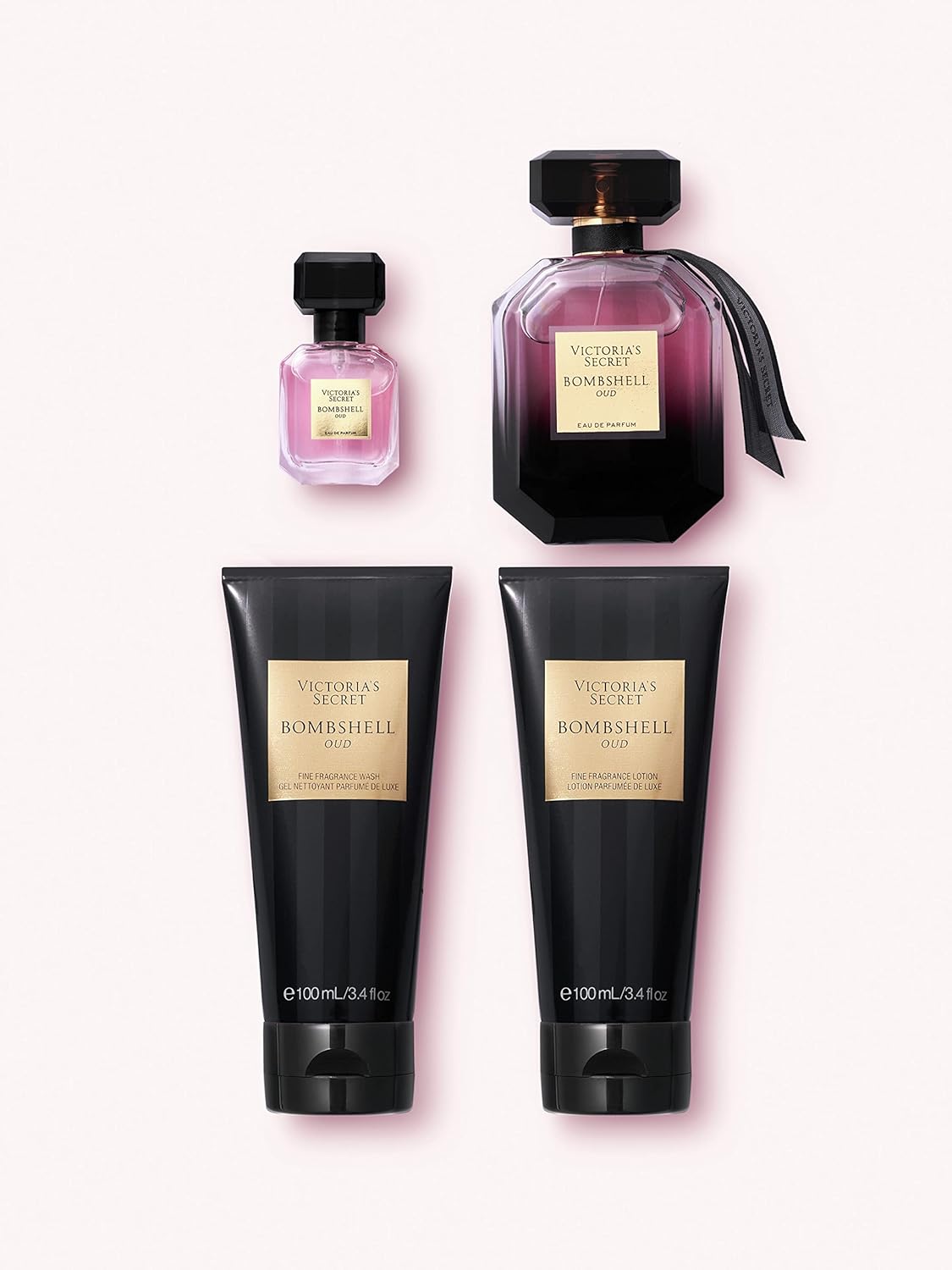 Victoria’s Secret Bombshell Oud EDP 4‑Piece Gift Set for Women