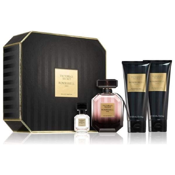 Victoria’s Secret Bombshell Oud EDP 4‑Piece Gift Set for Women