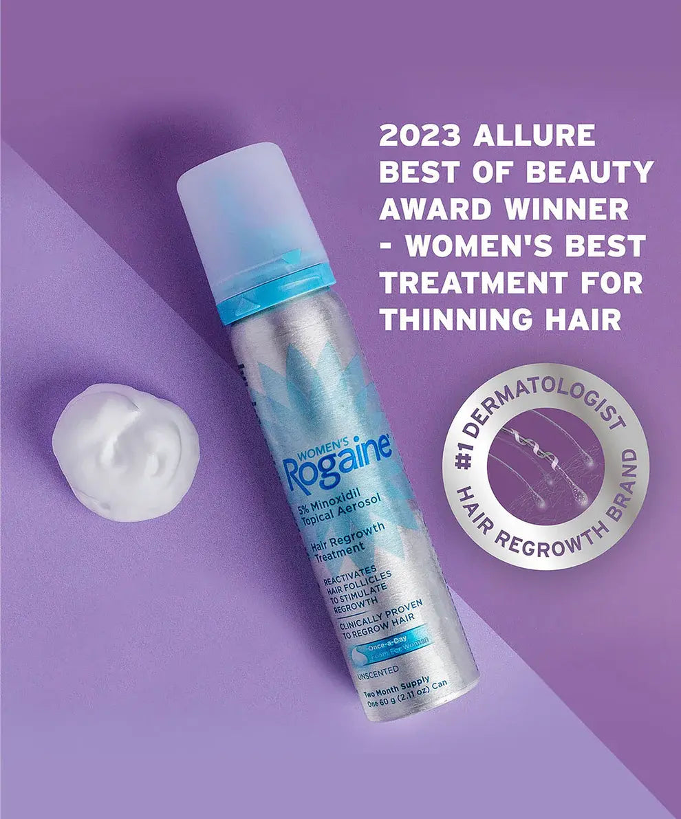 Women’s Rogaine 5% Minoxidil Topical Aerosol Foam