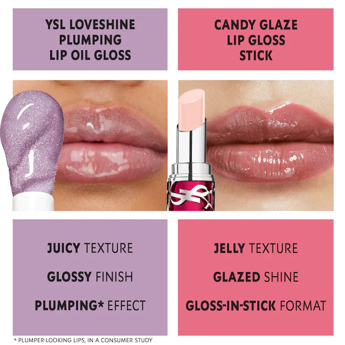 YSL Loveshine Plumping Lip Oil Gloss Hydrating Shine