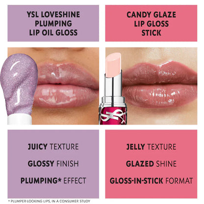 YSL Loveshine Plumping Lip Oil Gloss Hydrating Shine