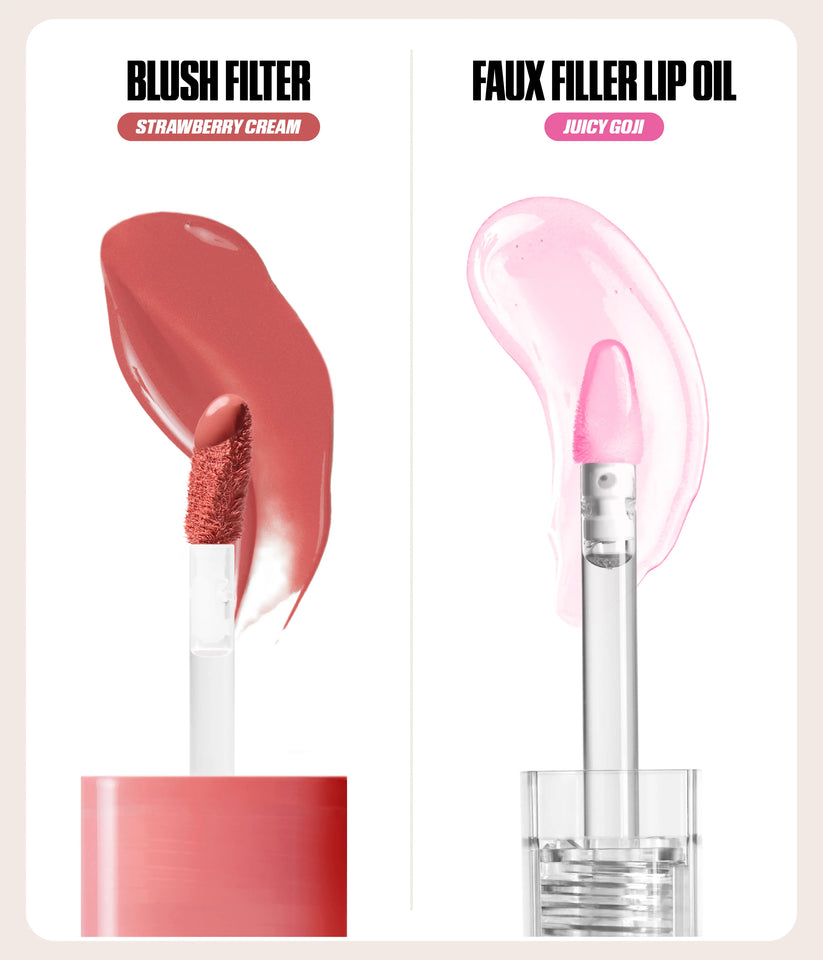 Huda Beauty Cheek & Lip Duo – Berries And Cream