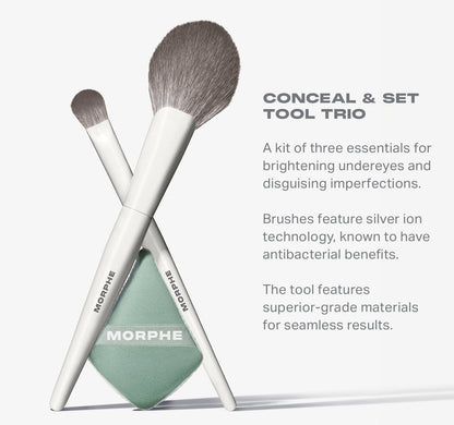Morphe Conceal & Set Tool Trio set