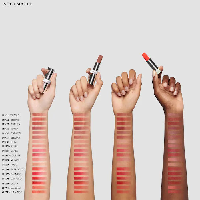 Prada Beauty Monochrome Soft Matte Refillable Lipstick – B107 Sedona