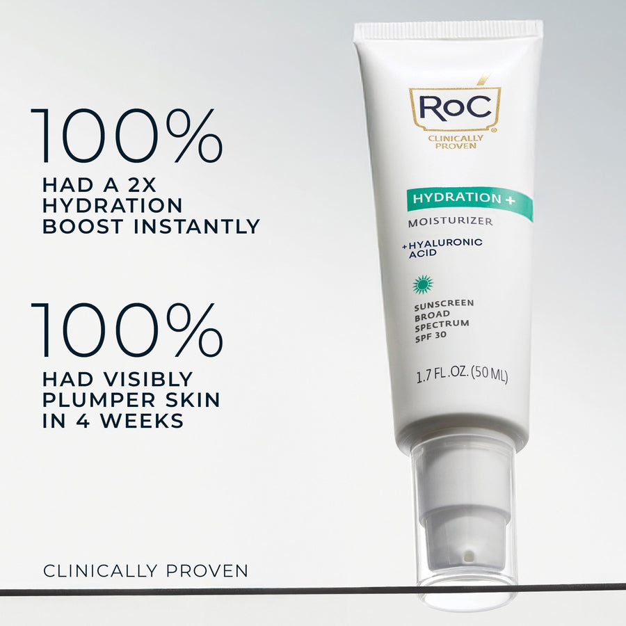 RoC Hydration+ Moisturizer with Hyaluronic Acid SPF 30