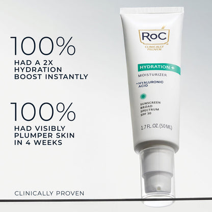 RoC Hydration+ Moisturizer with Hyaluronic Acid SPF 30