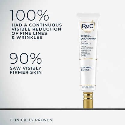 RoC Retinol Correxion Deep Wrinkle Daily Face Moisturizer SPF 30