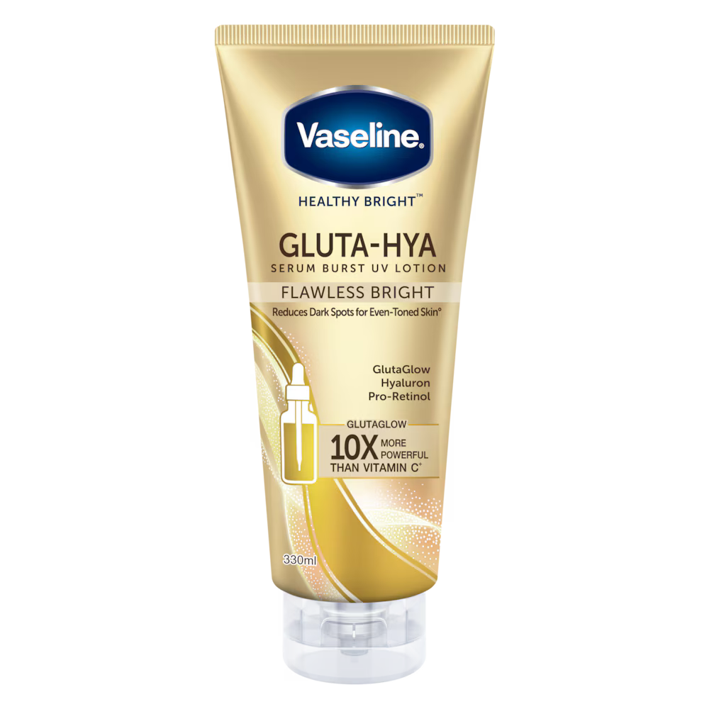 Vaseline Healthy Bright Gluta-Hya Serum Burst Lotion Flawless Bright