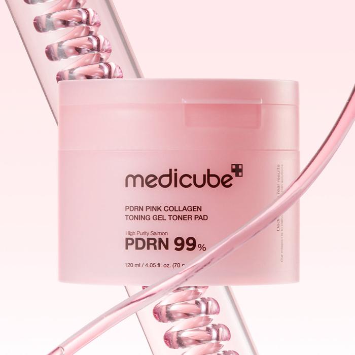Medicube PDRN Pink Collagen Toning Gel Toner Pad