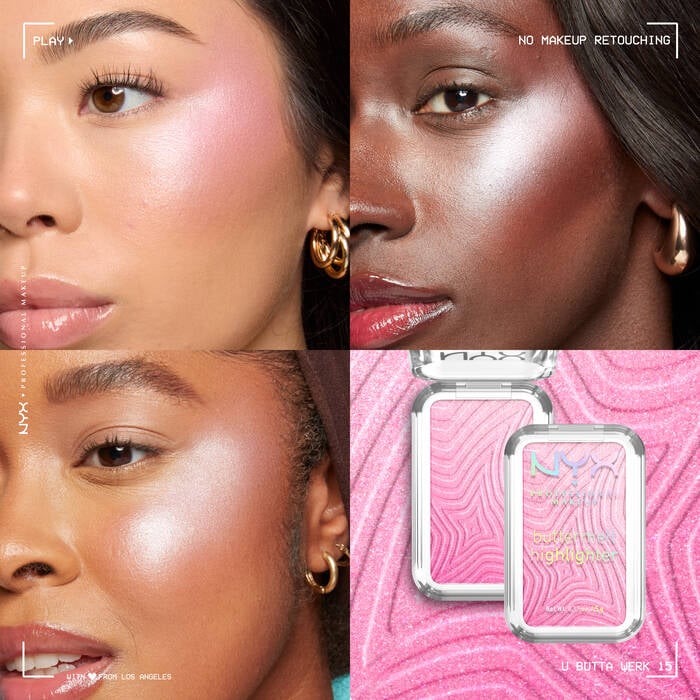 NYX Professional Makeup Buttermelt Shimmer Powder Highlighter