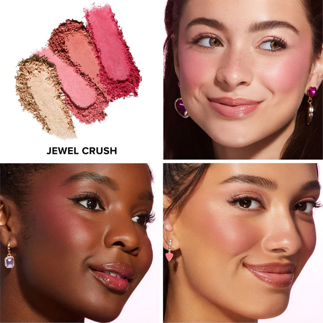 Two Faced Jewel Crush Blush &amp; Highlighter Face Palette