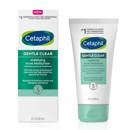 Cetaphil | Gentle Clear | Matte Acne Moisturizer | Salicylic Acid Acne Treatment