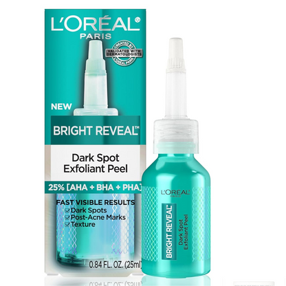 Loreal Paris | Bright Reveal | Dark Spot Exfoliant Peel-25% [AHA + BHA + PHA]