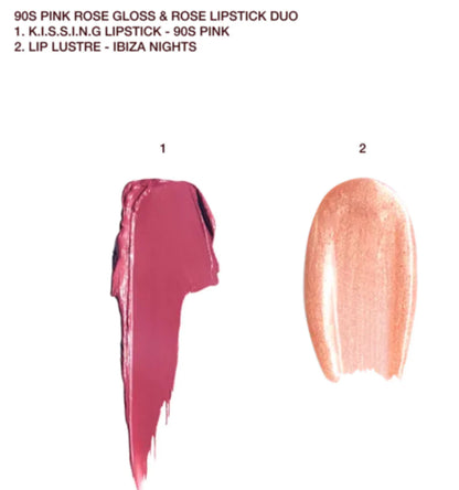 Charlotte Tilbury - K.I.S.S.I.N.G Lipstick and Lip Gloss Duos - 90’s PINK