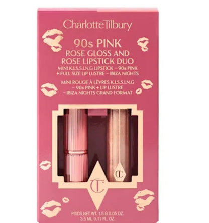 Charlotte Tilbury - K.I.S.S.I.N.G Lipstick and Lip Gloss Duos - 90’s PINK
