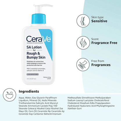 CeraVe SA Lotion for Rough and Bumpy Skin | Skin Smoothing