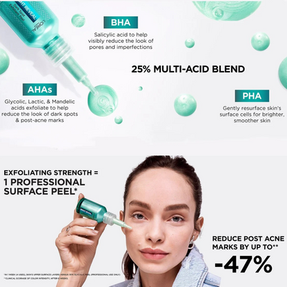 Loreal Paris | Bright Reveal | Dark Spot Exfoliant Peel-25% [AHA + BHA + PHA]