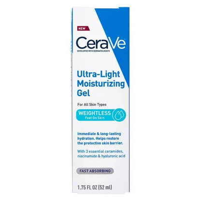 Cera Ve | Ultra Light Moisturizing Gel | Weightless | Feel On Skin | Fast Absorbing