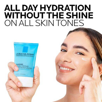 La Roche Posay | Preebiotic Skin Care | Toleriane Double Repair Matte Moisturizer | For Oily, Combination Skin