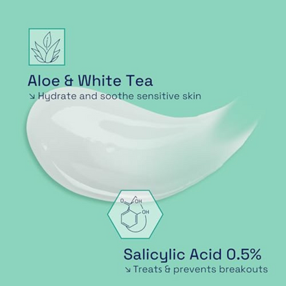 Cetaphil | Gentle Clear | Clarifying Acne Cream Cleanser | Salicylic Acid Acne Treatment