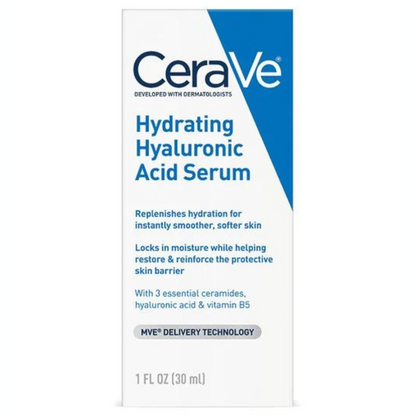 Cera Ve | Hydrating Hyaluronic Acid Serum | Intense Hydration | Skin Barrier Support | Lightweight Formula