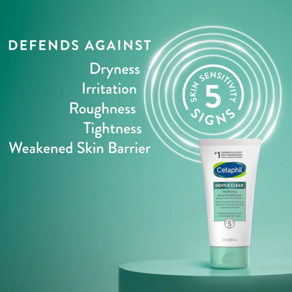Cetaphil | Gentle Clear | Matte Acne Moisturizer | Salicylic Acid Acne Treatment